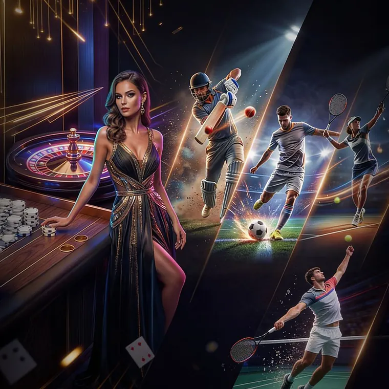 A stylized graphic depicting responsible gaming, with symbols of balance, limits, and player support, set against a dark, secure background.